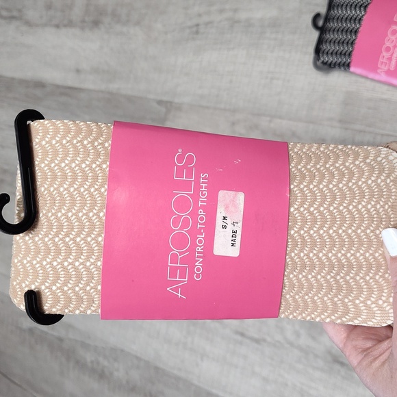 Aerosoles control top pattern tights s/m - Picture 3 of 5